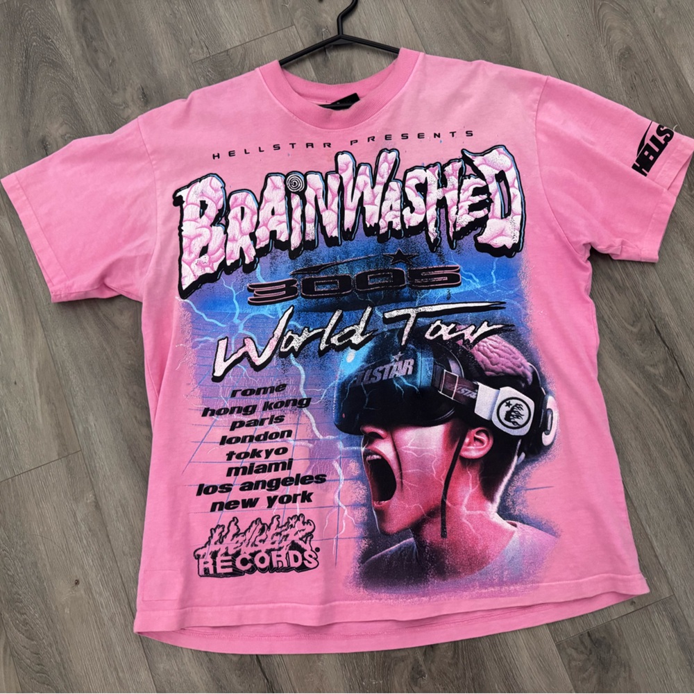 Hellstar 'Brainwashed' Mens Short Sleeve Tee